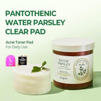 SKINFOOD Pantothenic Water Parsley Clear Toner Pad, Daily Exfoliating Pads - Image 2