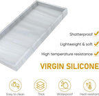 Bathroom Counter Tray, EG-SIPRO High-Grade Thickened Silicone Bathroom Vanity - Image 3
