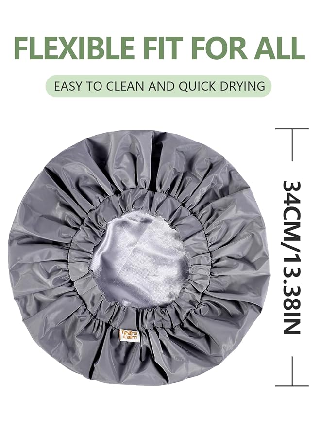 Years calm Reusable Waterproof Shower Caps - Image 2