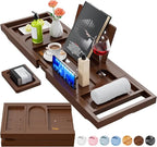 Yirilan Bathtub Trays for Tub, Bath Tray, Foldable Bathtub Caddy by Yirilan