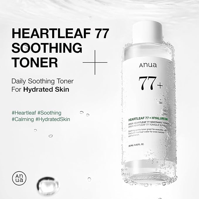 Anua Heartleaf 77 Soothing Toner, Moisturizing & Calming Facial Toner - Image 2