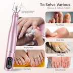 TUOBEO Cordless Nail Drill Electric Rechargeable File Kit, Professional Efile - Image 3