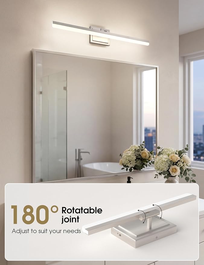 VOLISUN Modern Bathroom Vanity Light 31.5 inch, 28W Dimmable 5CCT Led Bathroom - Image 6