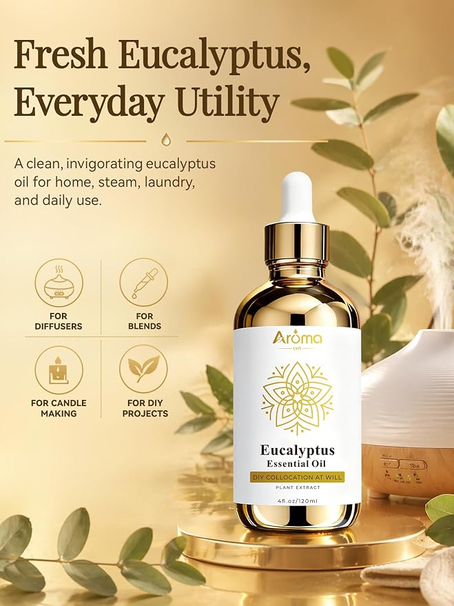 Eucalyptus Essential Oil 4 Fl Oz Made in USA - Image 5
