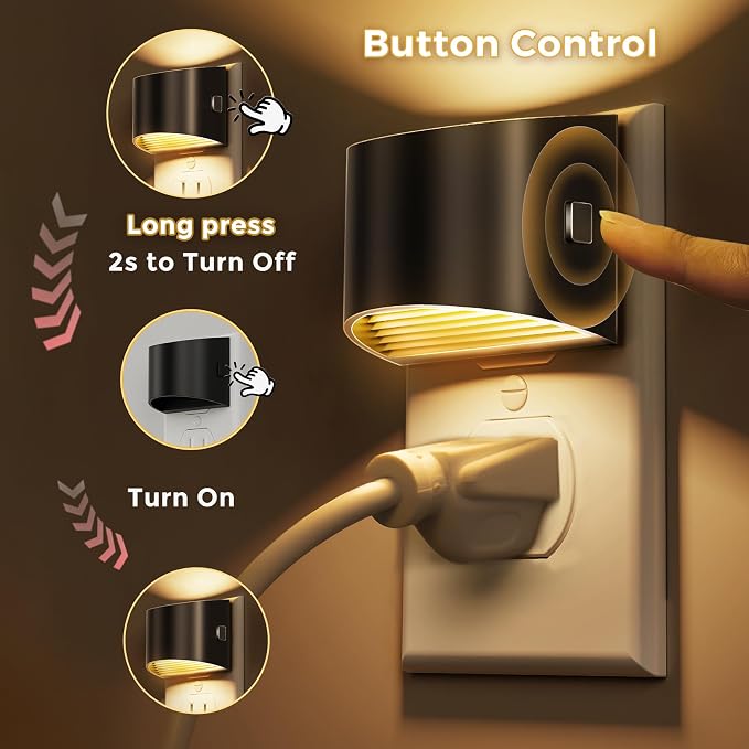 L LOHAS LED Night Lights Plug into Wall, Kids Night Lights - Image 3