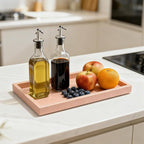 Pure Natural Marble Tray for Bathroom, Sink. Cosmetics, toiletries, etc. can be - Image 7