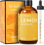 SU JUABA Lemon Essential Oil 4 Fl Oz, 100% Pure Natural by Unknown