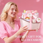 Bath and Body Gift Basket Set Mothers Day, Watermelon Body Scrub, Perfect Bath - Image 2