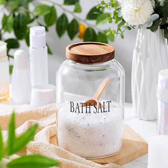 SiliFine 1 Sets 74 oz Large Bath Salt Container - Image 4