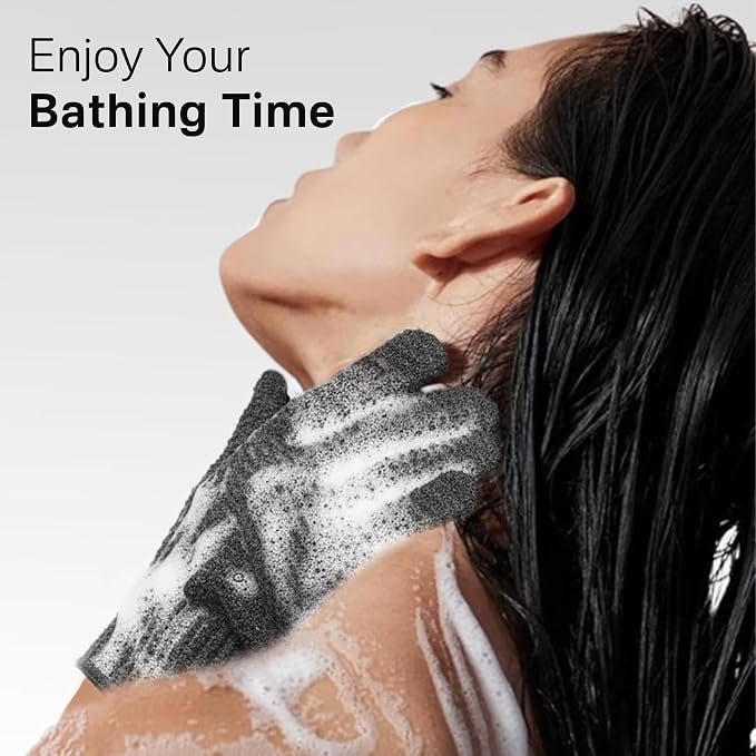 Yiclick Heavy Exfoliating Gloves, Exfoliating Body Scrubber - Image 4