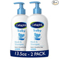 Cetaphil Baby Wash & Shampoo, 13.5oz Pack of 2, Hypoallergenic, Gentle Enough by Cetaphil