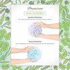 Spongentle Shower Loofah Bath Sponge, Body Scrubber - Image 2