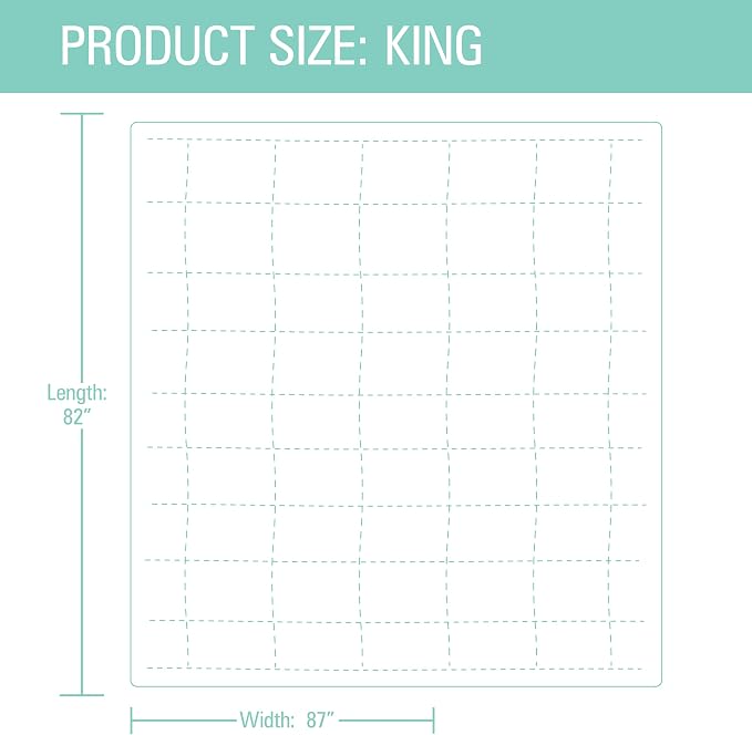 100% Cotton King Mattress Pad/Blanket, Also can be Used as Cover by ShieldLife - Image 2