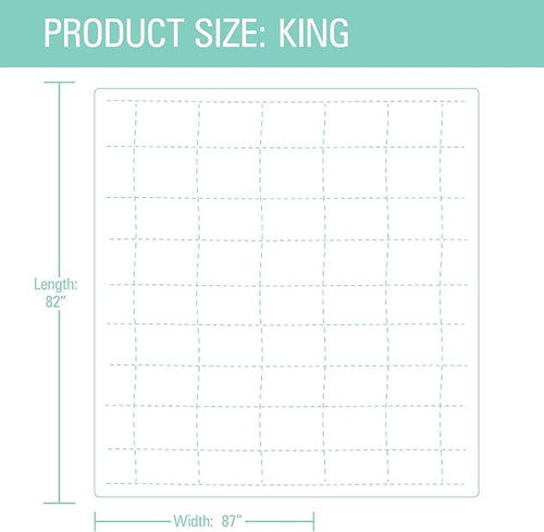 100% Cotton King Mattress Pad/Blanket, Also can be Used as Cover by ShieldLife - Image 2
