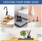 3PCS Water Absorbing Stone Tray, DryingNeat Diatomite Stone Sink Tray, Instant - Image 7