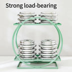 Green Perfume Organizer for Dresser, 2-Tier Bathroom Counter Organizers - Image 4