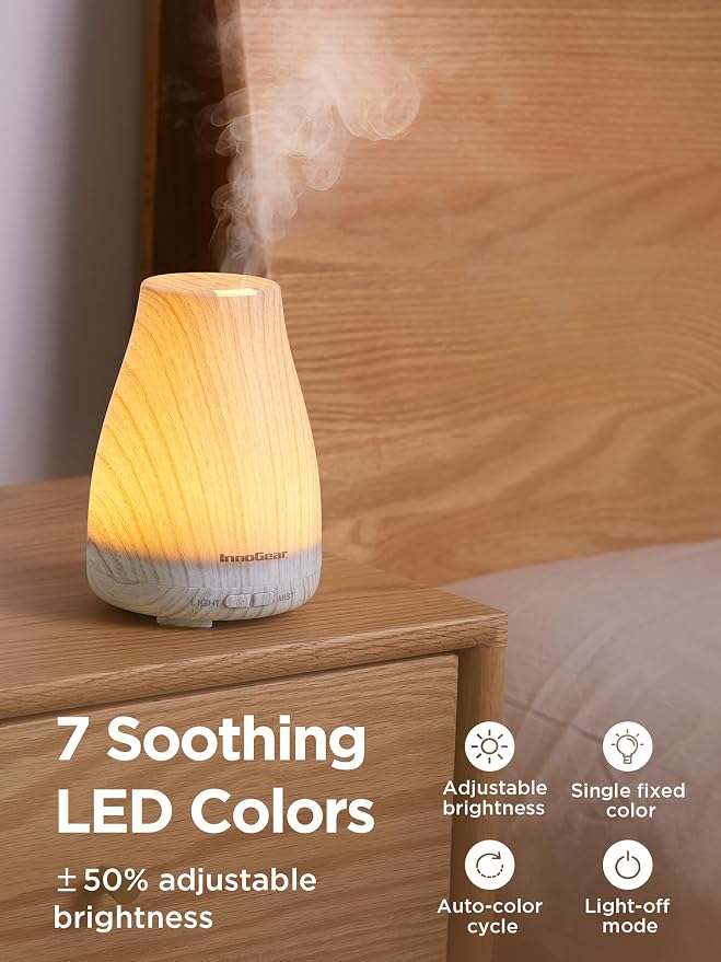 InnoGear Essential Oil Diffuser, Ultrasonic Diffusers - Image 6