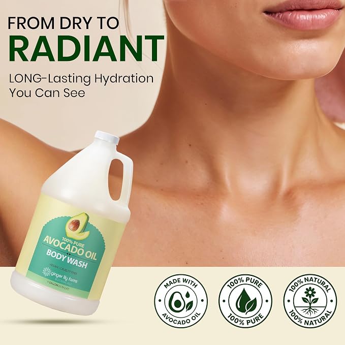 Ginger Lily Farms Botanicals 100% Pure Avocado Oil Body Wash - Image 5