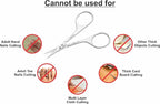 Cuticle Scissors Extra Fine Curved Blade, Extra Slim Scissors - Image 5