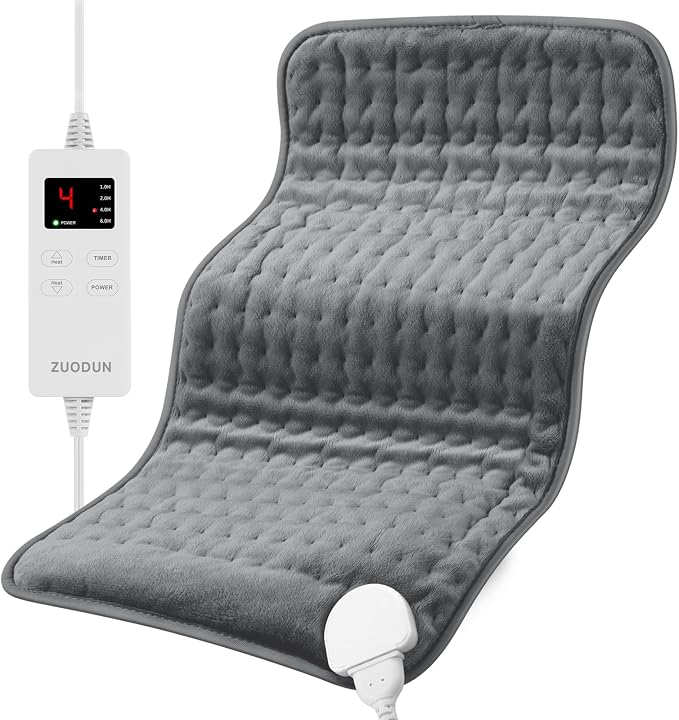 Heating Pad for Back Pain, Heating Pads for Cramps by ZUODUN