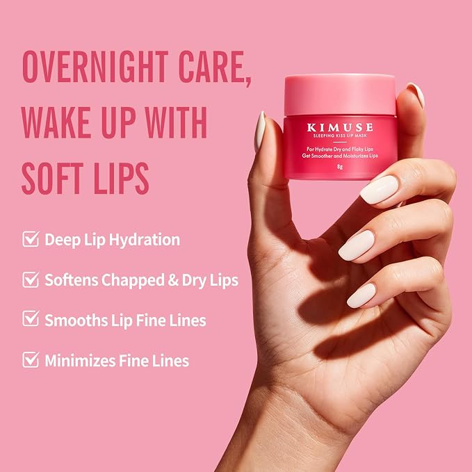 KIMUSE Lip Mask Set, Moisturize & Nourish, Cracked Dry Lips, Intense Hydration - Image 8