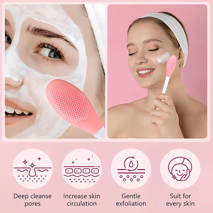 Facial Cleansing Brush, Pore Cleaning Brush Silicone - Image 3