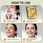 PDRN Under Eye Patches, 25 Pairs Retinol & Caffeine Eye Mask, Collagen - Image 7