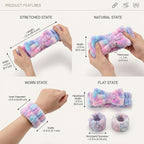 8 Pcs Spa Headband and Wristbands Set - Image 6