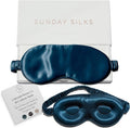 SUNDAYSILKS™ 3D Contoured Silk Sleep Mask | Padded Silk Eye Mask by ColoradoHomeCo
