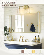 FEMILA Champagne Gold Bathroom Vanity Light, 2-Light Vanity Lighting fixtures - Image 5