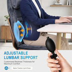 Back Massager with Heat, Full Body Massage Pad with Pillow Neck Support - Image 4