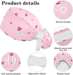 Women's Working Caps with Scrunchies Tarot Pattern Background Lace-Up Hat - Image 4