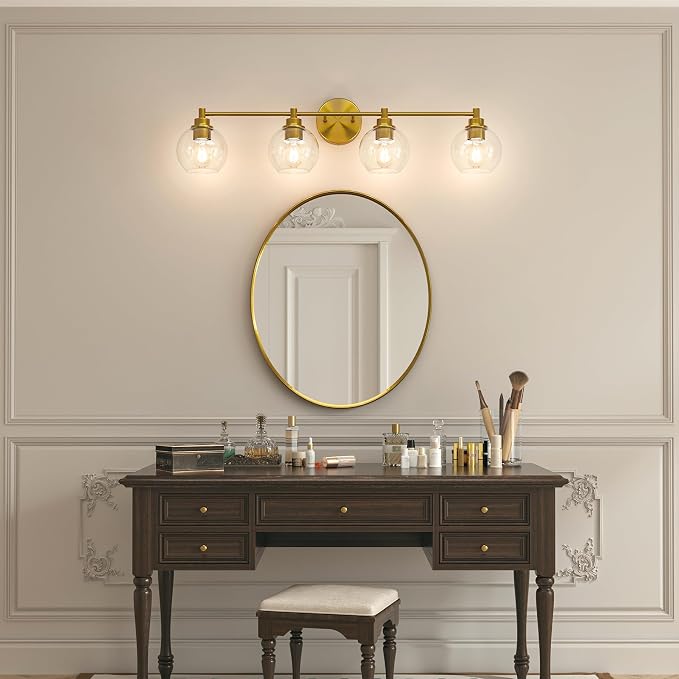 VONLUCE Bathroom Light Fixtures, 4-Light Vanity Light - Image 7