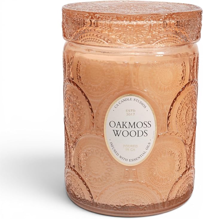 LEOBEN CO | Oakmoss Woods, Scented Candle | Heirloom Collection | 18oz | 80 by LeobenCompany