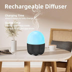 SEEDSEEL 150ML Cordless Essential Oil Diffuser, Rechargeable Battery Powered - Image 2