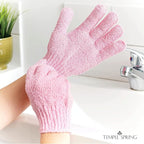 Temple Spring Shower Gloves Exfoliating - Image 2