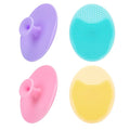 4 Pack Face Scrubber, JEXCULL Soft Silicone Facial Cleansing Brush Face by JEXCULL