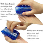GKETN Nail Brush for Cleaning Fingernails 2 Sided Nylon Bristles Fingernail - Image 5