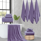 8-Piece Bath Towels Set, 2 Oversized Large Bath Towel Sheet, 2 Hand Towels and - Image 6