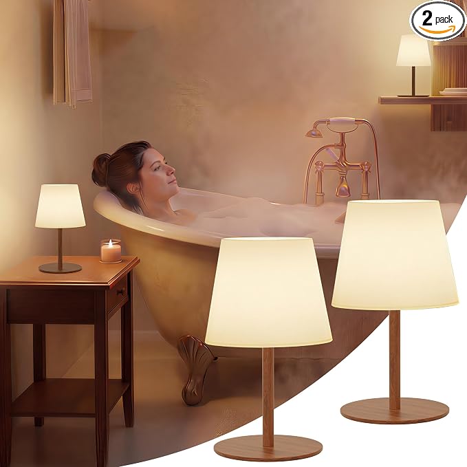 EZVALO Spa-Like Shower Lamp – IP65 Waterproof Bathroom Lamp, 4500mAh by EZVALO