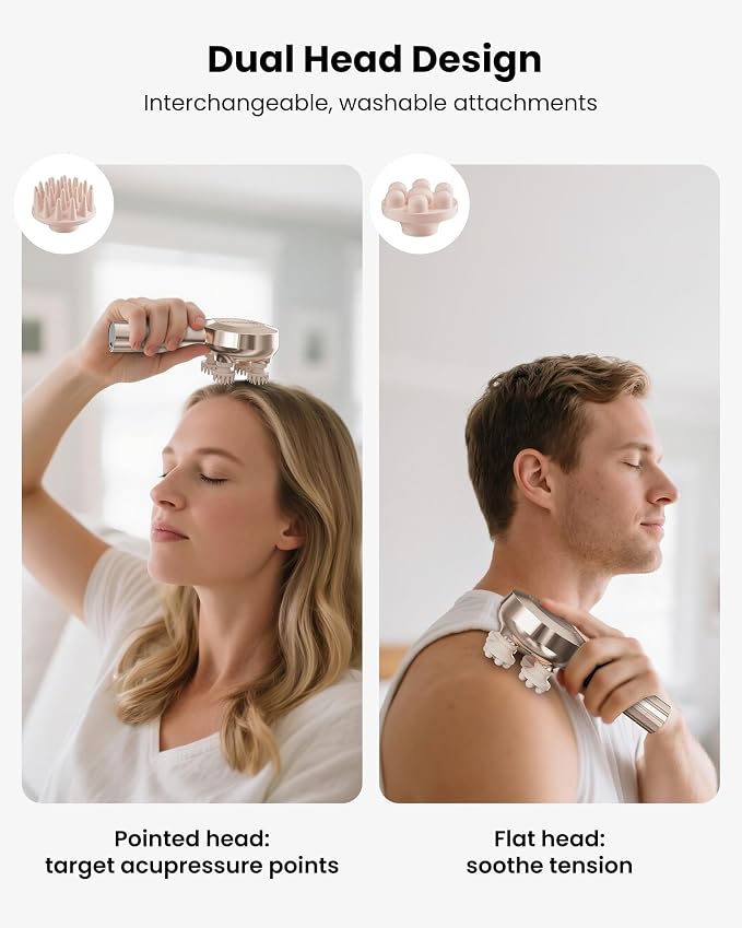 COMFIER Handheld Scalp Massager Hair Growth, Cordless Hair Head Massager - Image 3