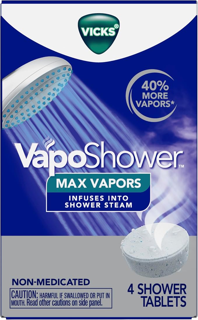 Vicks VapoShower Max Tablets, Non-Medicated Eucalyptus Shower Steamer Tablets - Image 11