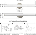 OOWOLF 24inch Bathroom Vanity Light 2-Pack, 16W Bathroom Lights Fixture - Image 7