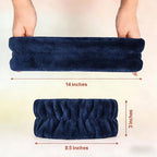 hexiaoxiao 6 Pack Microfiber Spa Headband Elastic Skin-Friendly No Slip Hairband - Image 3