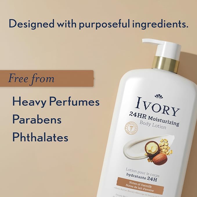 Ivory Hand & Body Lotion, 24hr Moisturizing, Repairs Extra Dry Skin, All Day - Image 9