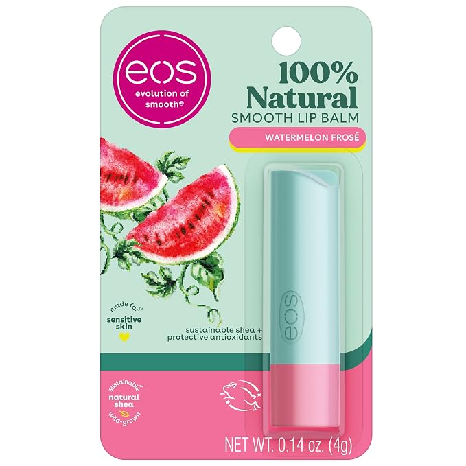 eos 100% Natural Lip Balm- Watermelon Frosé, Dermatologist Recommended by eosproducts