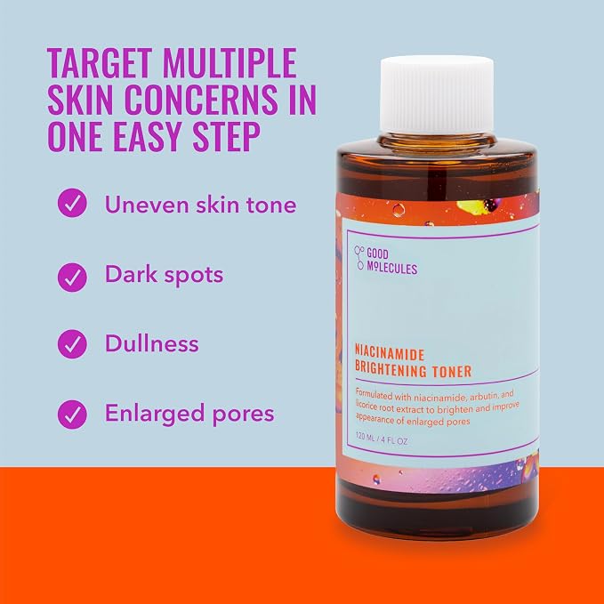 Good Molecules Niacinamide Brightening Toner Pack 2 – 120 ml / 4 fl oz Each | - Image 7
