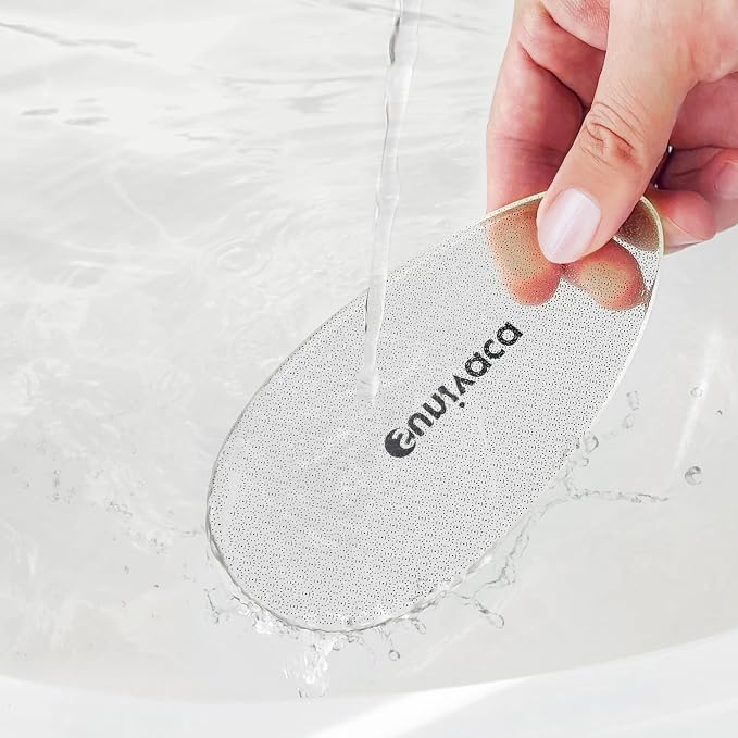 Glass Foot File Callus Remover for Feet, Heel Scraper, Pumice Stone, Diabetic - Image 6