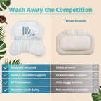 Bath Pillow Bathtub Pillow Back Neck Support Pillow, Spa Cushion - Image 8
