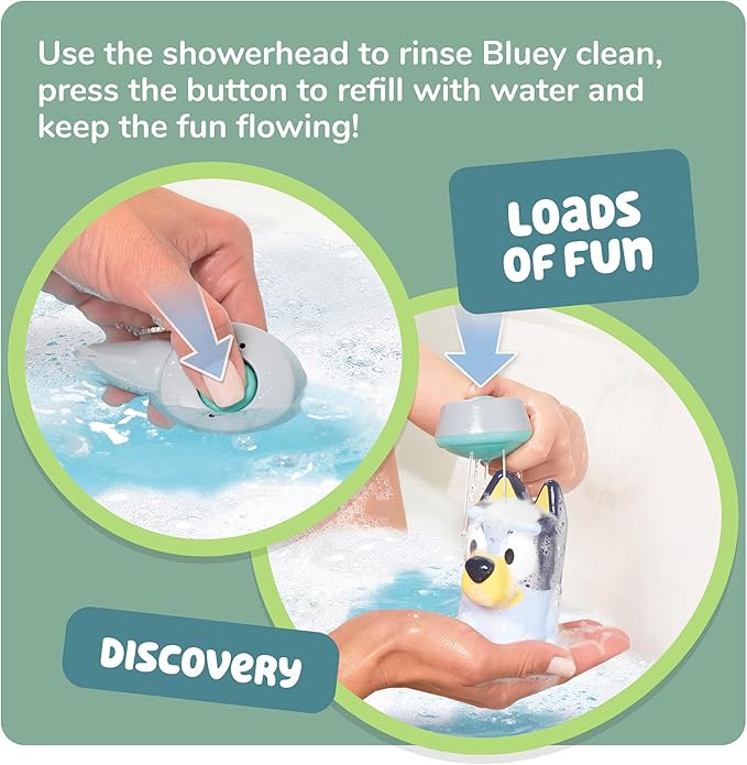 Shower & Scrub Bluey by TOMY Toomies - Image 3